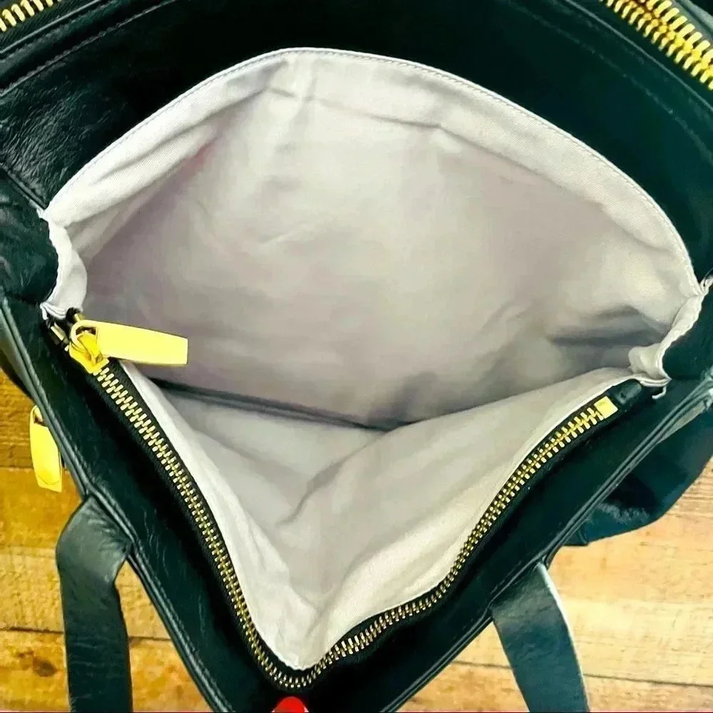 NWOT Via Spiga Leather Laptop/Work Bag